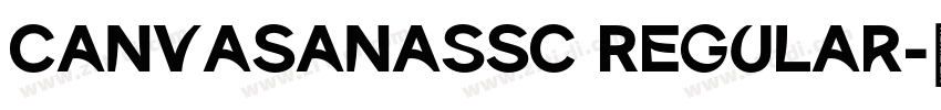 CanvaSanasSC Regular字体转换